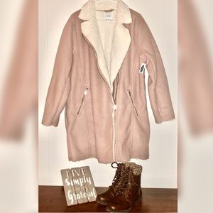 Long Bonded Sherpa Moro Coat